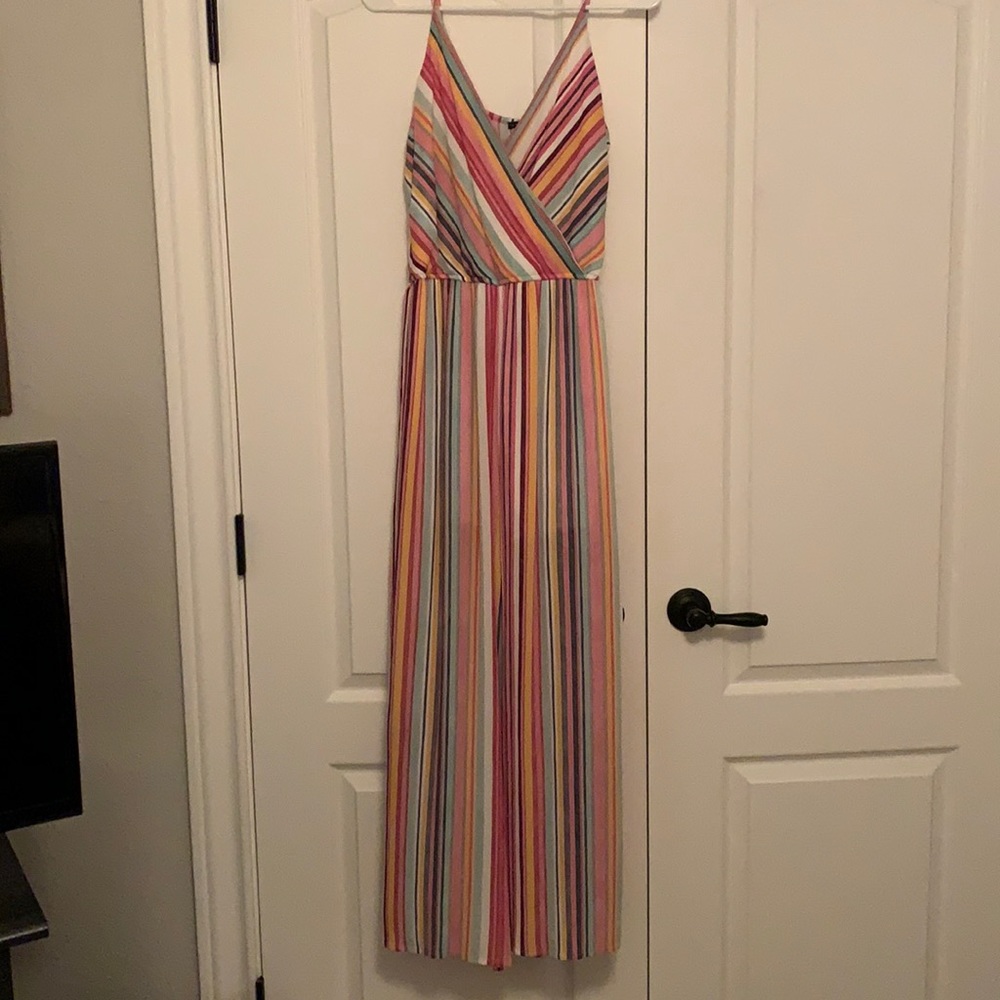 Stripped boutique jumpsuit